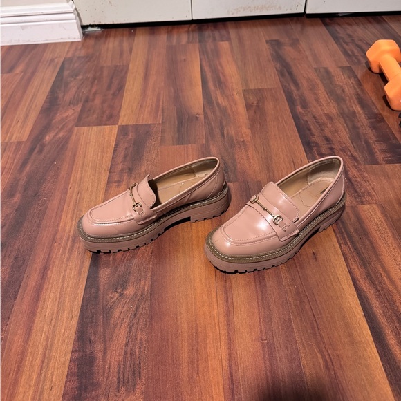 Sam Edelman Laurs Lug Sole Loafer Size 7.5 Color Maple Sugar Box Leather - Picture 12 of 12